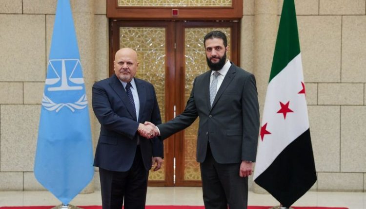 في 17 يناير الماضي استقبل الشرع خان في دمشق - سانا
