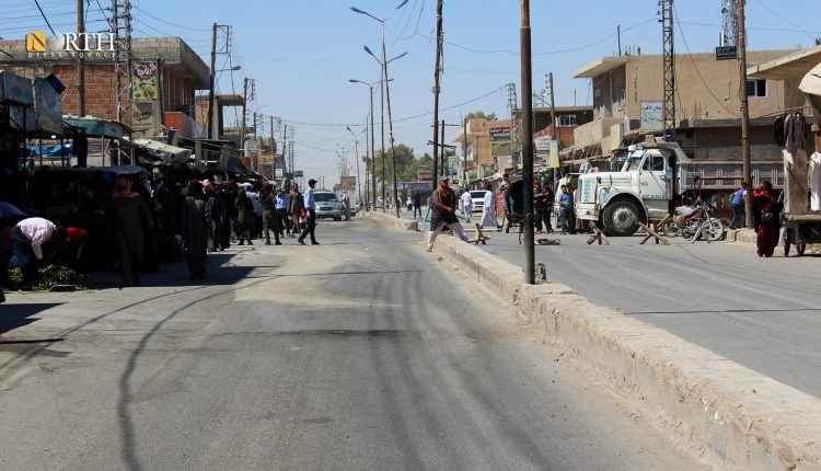 الشارع العام في مدينة الشدادي جنوب الحسكة - نورث برس/ أرشيفية