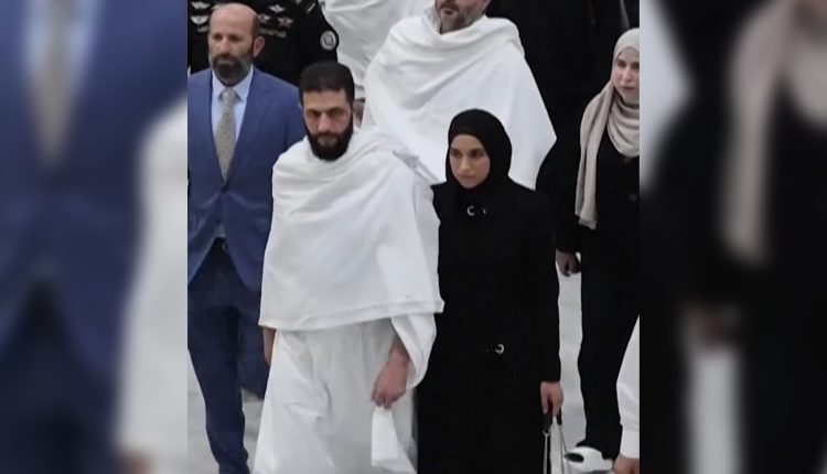 رئيس المرحلة الانتقالية في سوريا أحمد الشرع وزوجته لطيفة الشرع - متداول