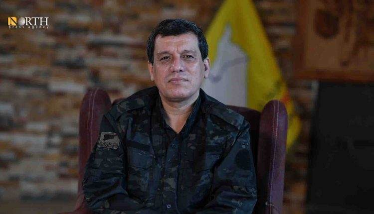 القائد العام لقوات سوريا الديمقراطية مظلوم عبدي - نورث برس