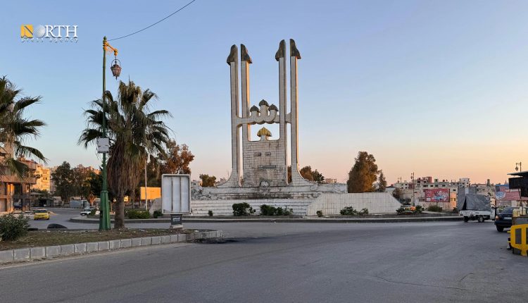 دوار الباشا بمدخل مدينة السويداء جنوبي سوريا - نورث برس