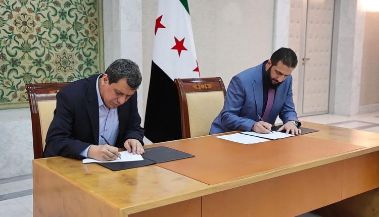 توقيع اتفاق بين الشرع وعبدي - الرئاسة السورية