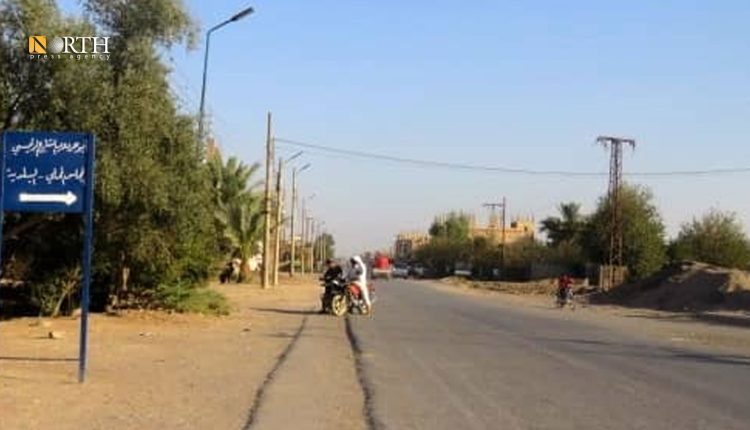 الطريق العام بناحية السوسة بريف دير الزور الشرقي