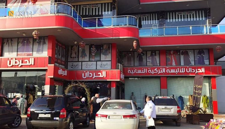محل لبيع الأحذية التركية في حلب - نورث برس