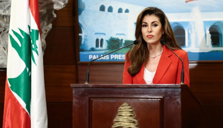 نائبة المبعوث الأميركي إلى الشرق الأوسط، مورغان أورتاغوس، في بيروت – صورة أرشيفية - رويترز