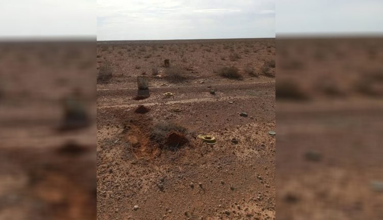 ألغام مزروعة في بادية دير الزور
