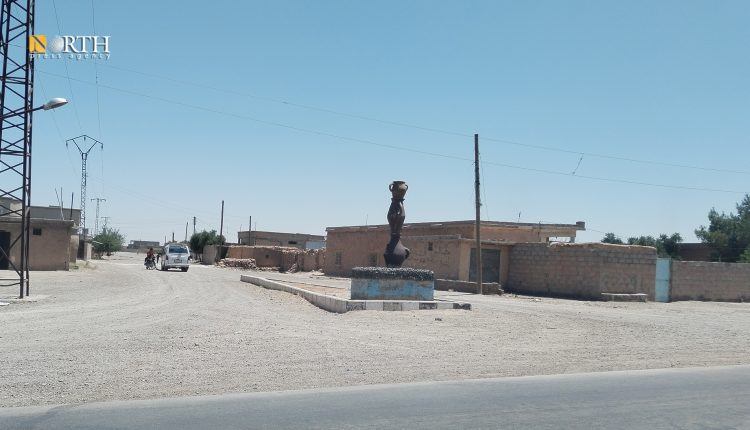 مدخل بلدة الدحلة بريف دير الزور الشرقي – نورث برس