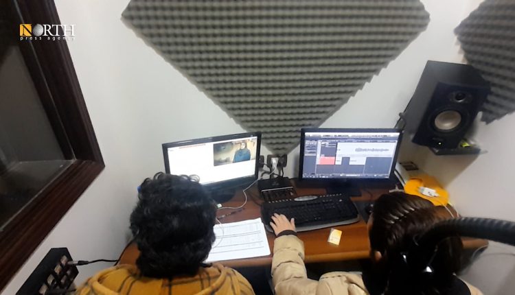 داخل استوديو شركة "أبو القاسم" للدبلجة في دمشق - نورث برس