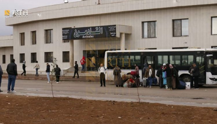 حركة المسافرين في معبر نصيب – جابر على الحدود السورية الأردنية - نورث برس/ أرشيفية