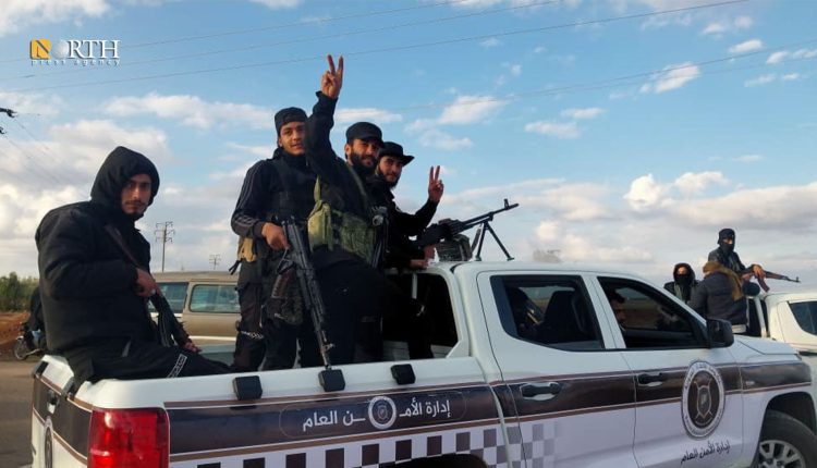 رتل للأمن العام في ريف درعا - نورث برس