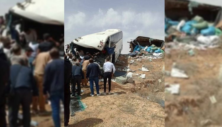حادث سير على طريق دمشق دير الزور – متداول