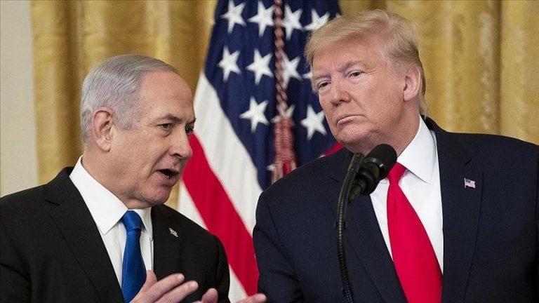رئيس الوزراء الإسرائيلي بنيامين نتنياهو والرئيس الأميركي دونالد ترامب