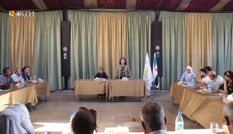 جلسة حوارية أقامها "مسد" في حلب – نورث برس