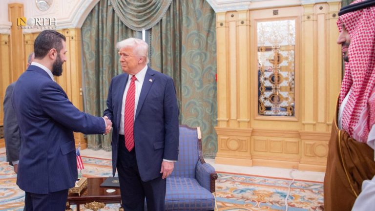 اجتماع جمع الرئيس السوري أحمد الشرع والأميركي دونالد ترامب