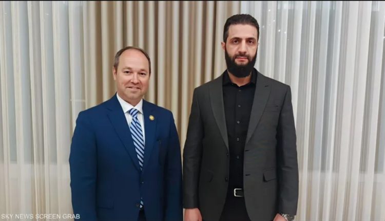 الرئيس السوري أحمد الشرع وعضو الكونغرس الأميركي مارلين ستاتزمان