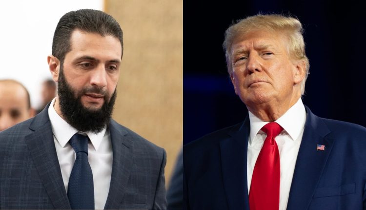 الرئيس الأميركي دونالد ترامب والرئيس السوري أحمد الشرع