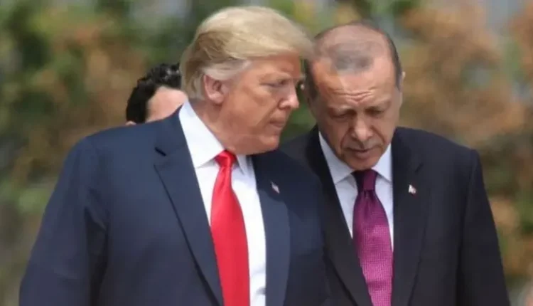 الرئيس الأميركي ترامب ونظيره التركي أردوغان