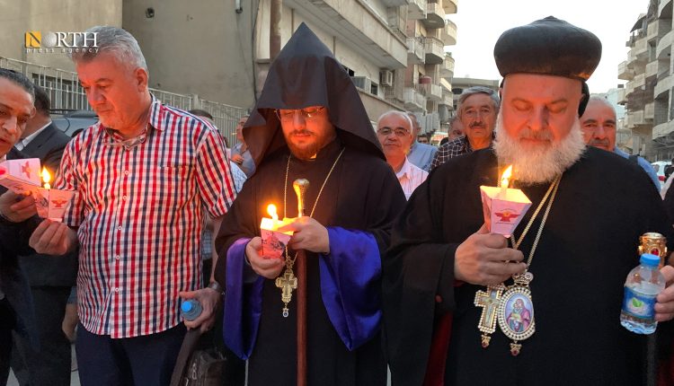سكان أرمن من القامشلي يحيون ذكرى الإبادة الجماعية على يد الدولة العثمانية _ نورث برس