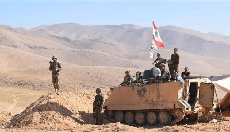 الجيش اللبناني على الحدود السورية اللبنانية