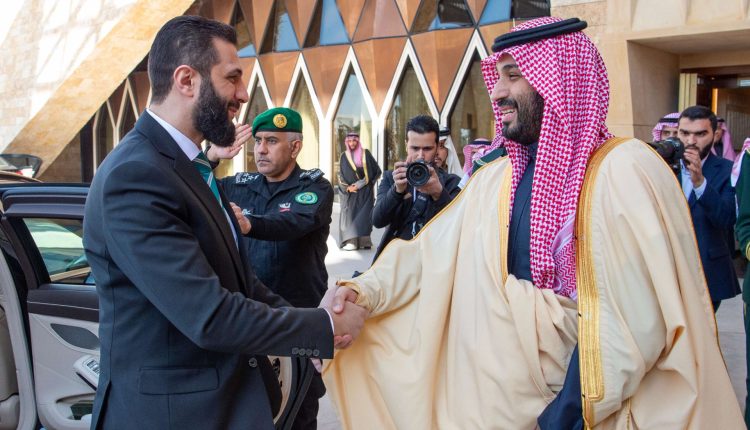الرئيس السوري أحمد الشرع وولي العهد السعودي محمد بن سلمان