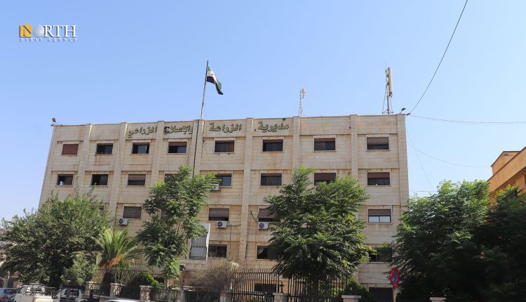 مبنى مديرة الزراعة في مدينة حلب شمال سوريا - نورث برس