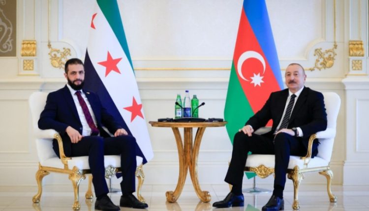 الرئيس السوري ونظيره الأذربيجاني