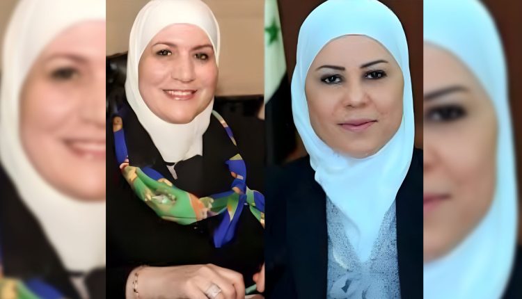 الوزيرتان السابقتان للشؤون الاجتماعية والعمل ريما القادري وكندة الشماط
