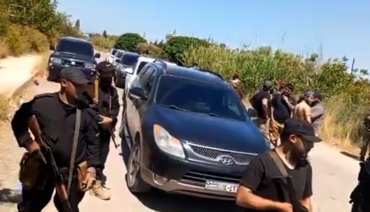 عناصر من الأمن العام بريف جبلة باللاذقية