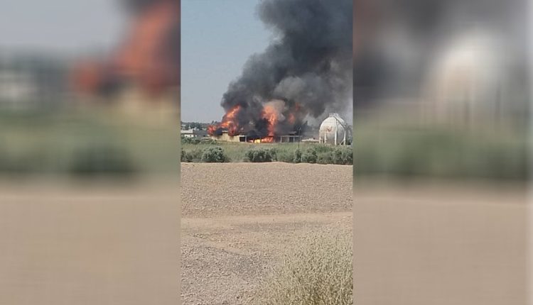 انفجار مستودع غاز في الرقة - متداول