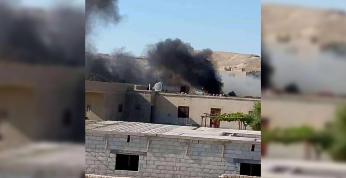 احتراق منازل لسكان من عشائر البدو بريف السويداء - متداول