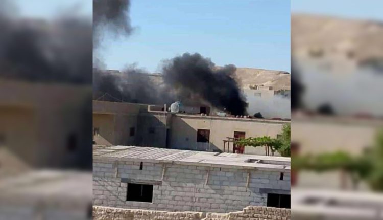 احتراق منازل لسكان من عشائر البدو بريف السويداء - متداول
