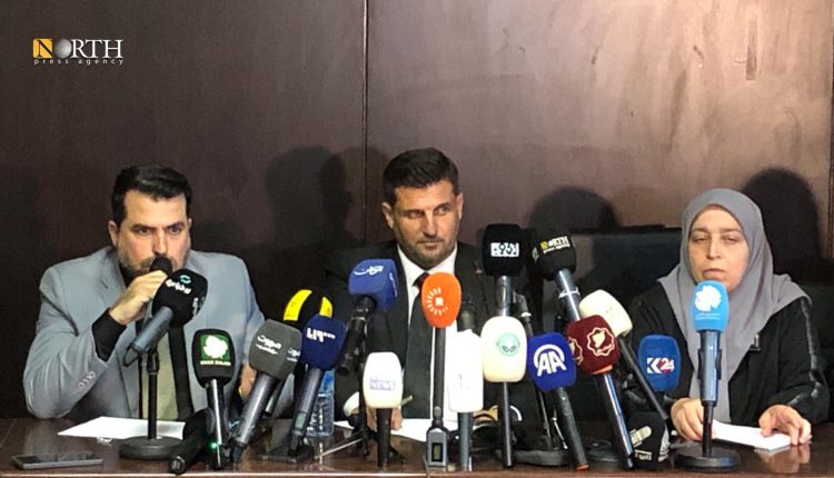 مؤتمر صحفي للجنة التحقيق في مصير أبناء المعتقلين والمعتقلات والمغيبين قسراً – نورث برس