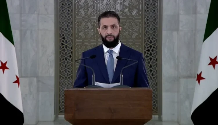 الرئيس السوري أحمد الشرع