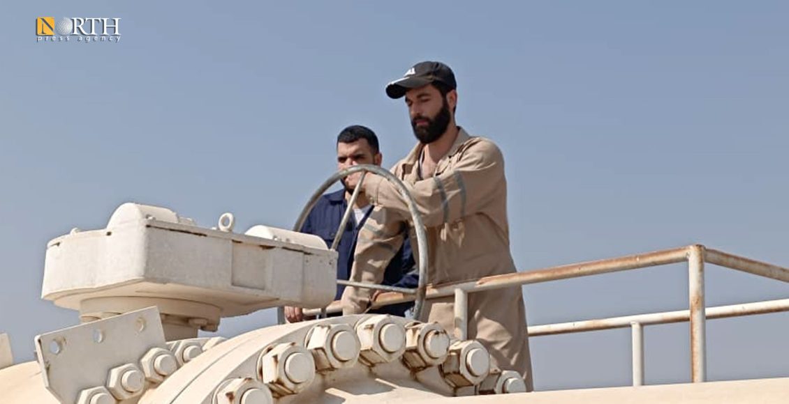 محطة الرضوانية للغاز بريف حلب الشرقي - نورث برس