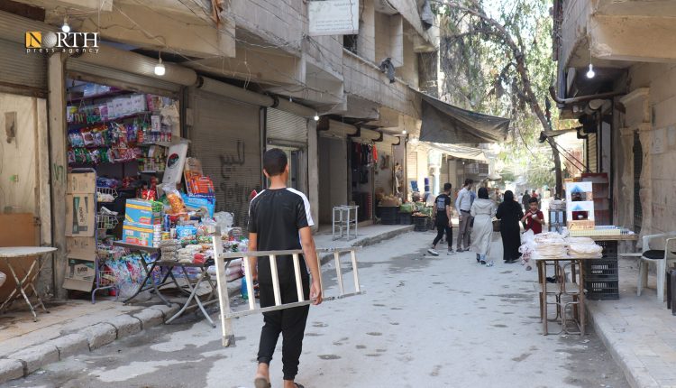 إحدى حارات مدينة حلب - نورث برس