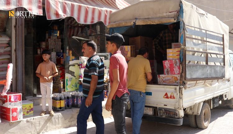 أحد المحال التجارية في كوباني - نورث برس