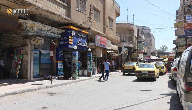 سوق شارع فلسطين في الحسكة - نورث برس