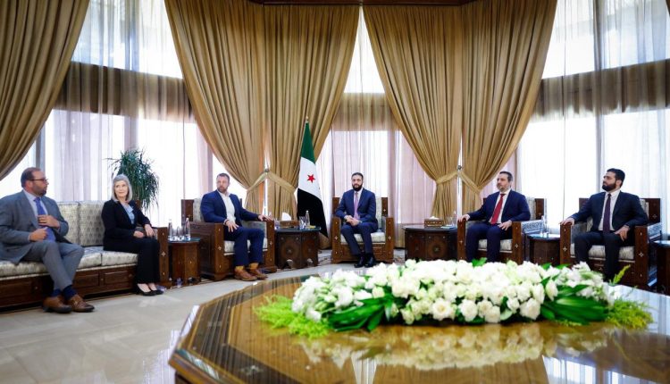 لقاء الوفد الأميركي بالرئيس السوري في دمشق