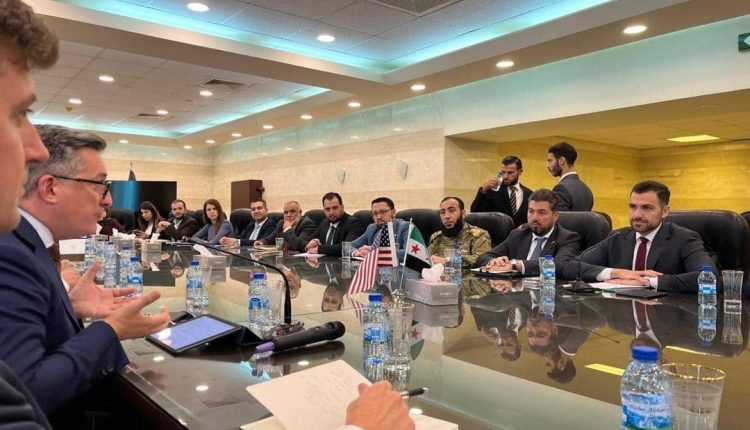 اجتماع وفد من وزارة الخارجية السورية مع نيكولاس جرينجر والوفد المرافق له