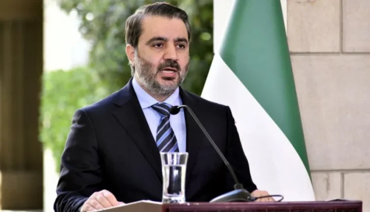 وزير الخارجي السوري أسعد الشيباني