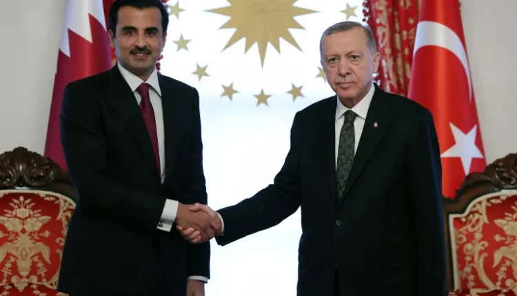 أمير دولة قطر تميم بن حمد آل ثاني والرئيس التركي رجب طيب أردوغان