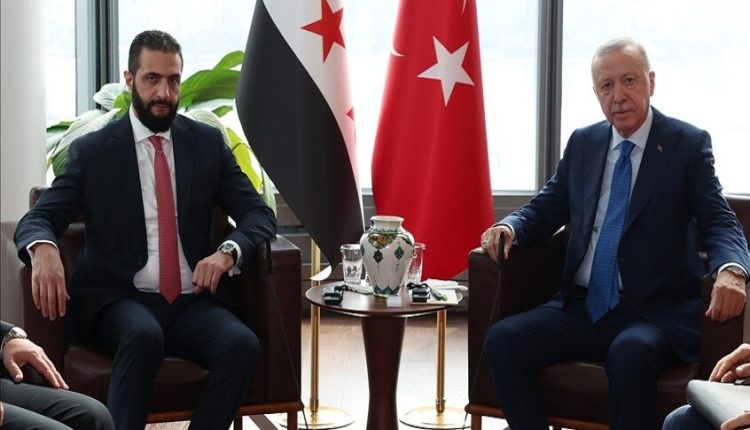 الرئيس السوري أحمد الشرع ونظيره التركي رجب طيب أردوغان