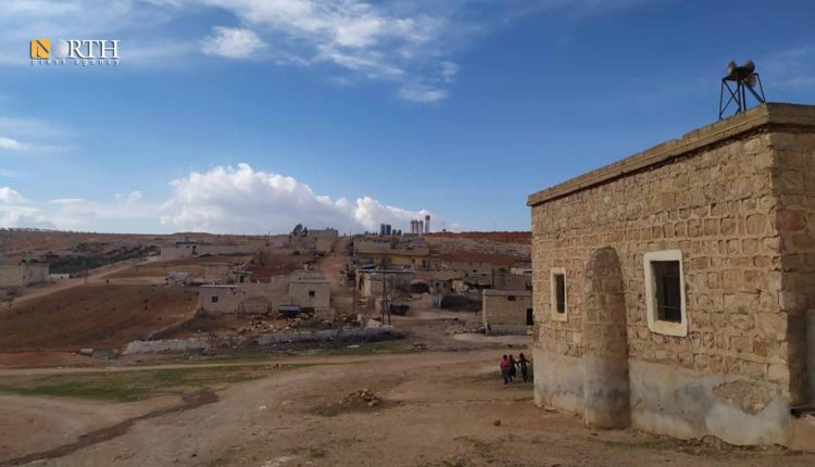 قرية المعبدية في ريف حلب الشرقي - نورث برس/ أرشيفية