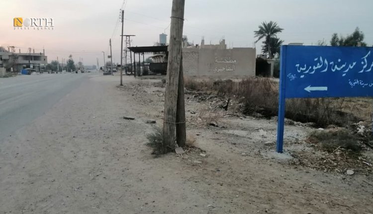 مدخل بلدة القورية بريف دير الزور الشرقي - نورث برس