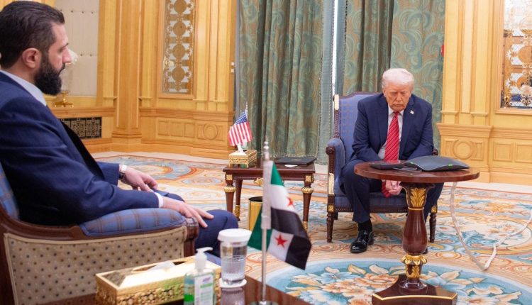 الرئيس السوري أحمد الشرع ونظيره الأميركي دونالد ترامب