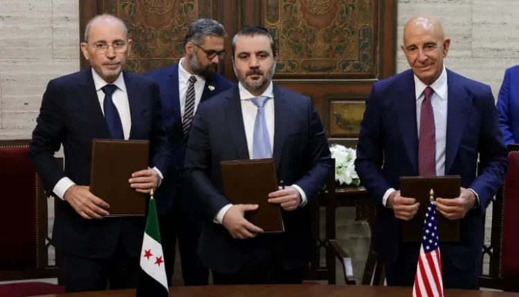 المبعوث الأميركي إلى سوريا ووزير الخارجية السوري ونظيره الأردني - رويترز