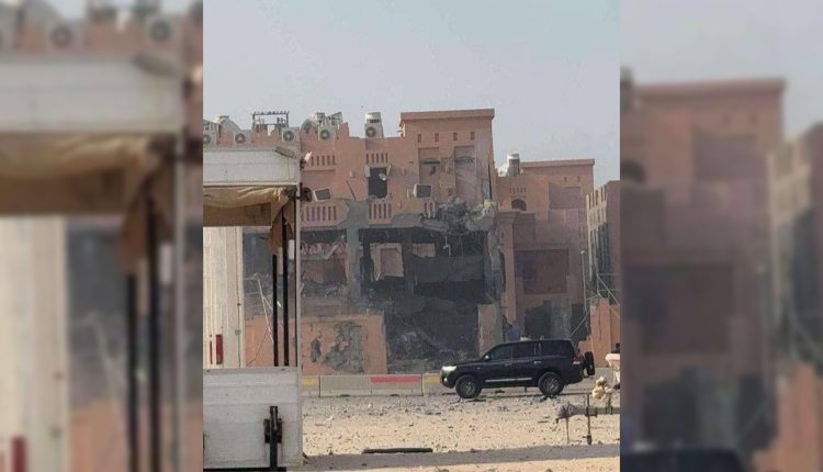 آثار غارة جوية يقال إنها ناتجة عن هجوم استهدف قادة في حماس بقطر - متداول