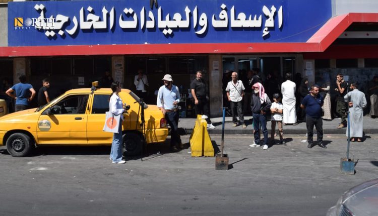 مشفى الأطفال بدمشق قسم الإسعاف والعيادات الخارجية - نورث برس