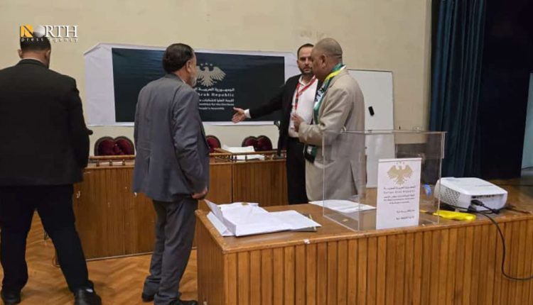 بدء الاقبال على صناديق الاقتراع لانتخابات مجلس الشعب في درعا - نورث برس