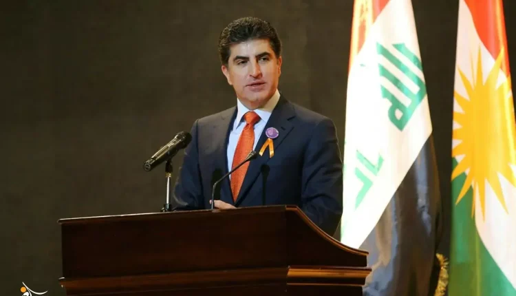 رئيس إقليم كردستان نيجيرفان بارزاني